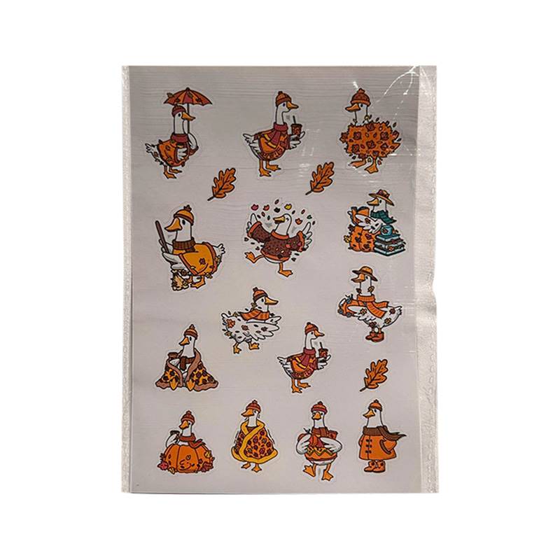 Autumn Ducklings Stickers