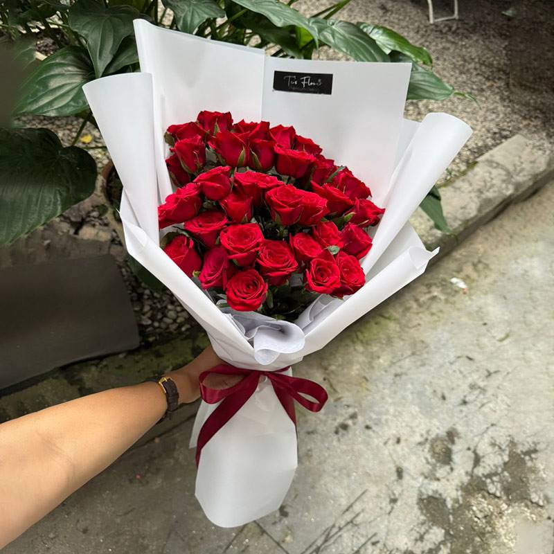 Pure Love Red Rose Bouquet