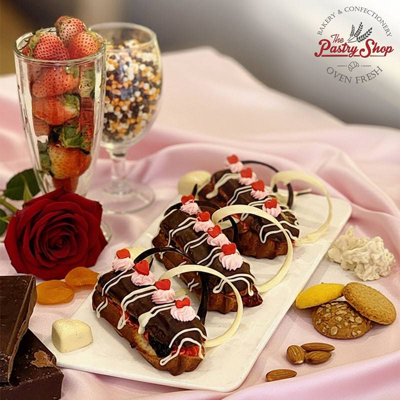 Mixed Berry Éclairs (3 pcs) from Radisson Hotel
