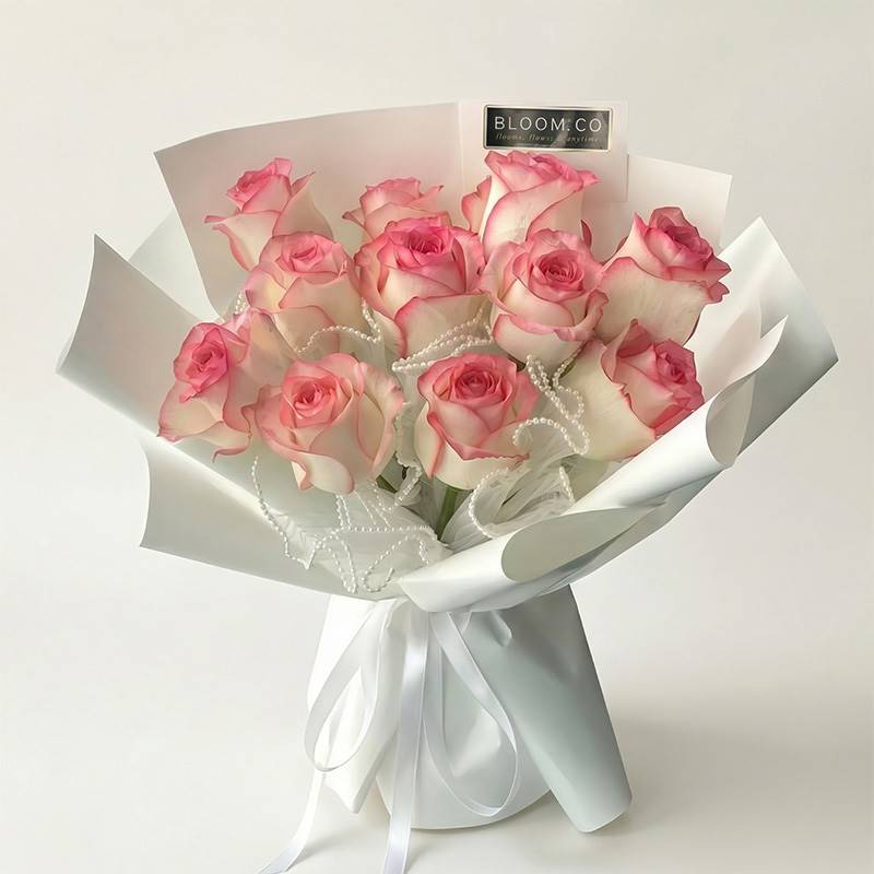 Blush Rose Grace Bouquet from Bloom.co