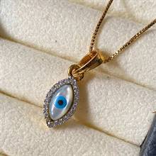 Evil Eye Necklace (Design 5) by Collection de Euphoria