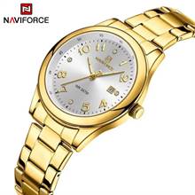 NaviForce Women’s Watch NF5059 – Silver / Golden