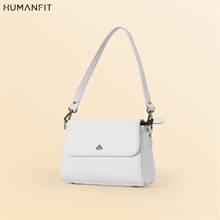 Genuine Leather Side Bag for Women by Humanfit (#1463) - White