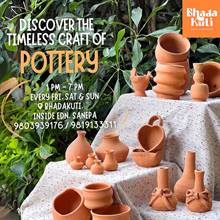 Pottery Wheel Session at Bhadakuti 