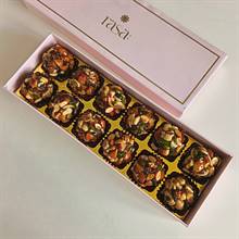 Rasa: Artisanal 12 pc Dry Fruits Laddoo Mithai Box