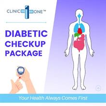 Clinic One Diabetic Checkup Package - Blood Sample Collection from Home