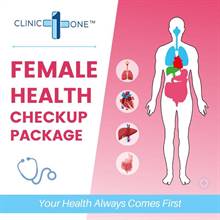 Clinic One Female Health Checkup Package - Blood Sample Collection from Home