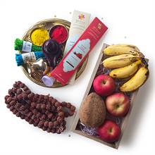 Shrawan Aarati Package - Type E with Fruits