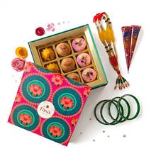 Shrawan Mithai with Shringar Hamper - Type D
