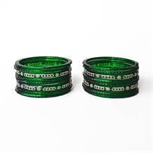 Shrawan Elegance Glass Bangles Set