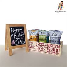 Nutty Gritties (6 flavors) in Wooden Crate (7.5 in to 8.5 in)