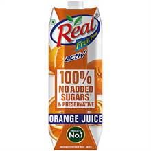 Real Active No Added Sugar Orange Juice ( 1 L )