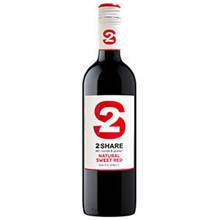 2 Share Natural Sweet Red Wine (750 ml)