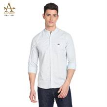 Arrow Men's Printed Slim Fit Shirt - Mandarin Collar Casual Shirt (ASAFSH1511)
