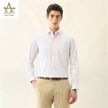 Arrow Men’s Light Pink Geometric Printed Formal/Ceremonial Slim Fit Formal Shirt (ARAJSH0820)