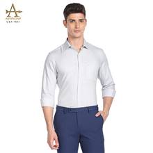 Arrow Men’s Light Grey Striped Regular Fit Formal Shirt (ARAFSH0653)