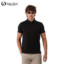 Gent's Park T-shirt with Button Collar 004