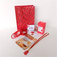 Beauty, Blush & Gold Box Teej Hamper