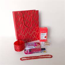 Beauty with a Little Blush Box Teej Hamper