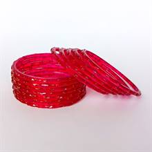 Golden Dotted Pink Chura