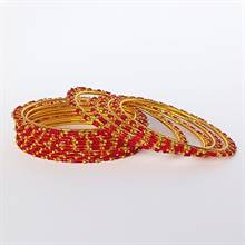 Red & Golden Mini Breads Chura 