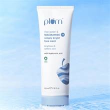 Plum Rice Water & Niacinamide 2 % Simply Bright Face Wash 
