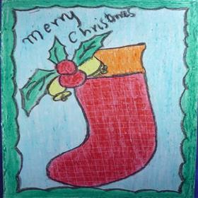 Merry Christmas Greeting Card (MSPI008)