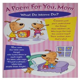 A Poem for You, Mom Card