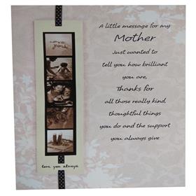 A Little Message for My Mother Card