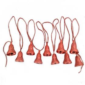 Red Plastic Jingle Bell Decorations