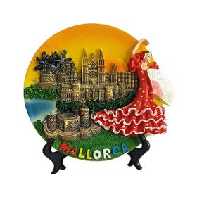 Yellow Mallorca Commemorative Plate