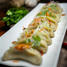 Bajeko Chicken Steam Momo (1 Plt)