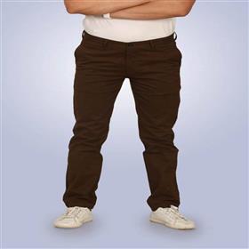 Kilometer Cotton Chinnos Pant KM18001 Brown