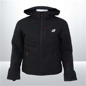 Kilometer Feather Jacket (KM8187) - Black