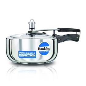 Hawkins 3 L Stainless Steel Wide Pressure Cooker (HSS3W)