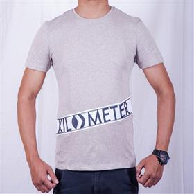 Round Neck T Shirt KM1936 Brown