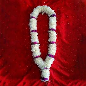 Bhai Tika Godawari Mala with Makhamali Phool