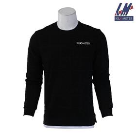 KILOMETER Sweat Shirt FOR Men KM OS103 Black