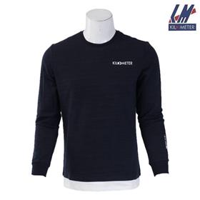KILOMETER Sweat Shirt FOR Men KM OS102 Navy