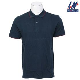 KILOMETER Polo Neck T Shirt For Men P1012 Emrald Green