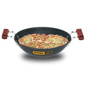 Hawkins Futura Hard Anodised Deep Fry Pan With SS Lid (AD375S)