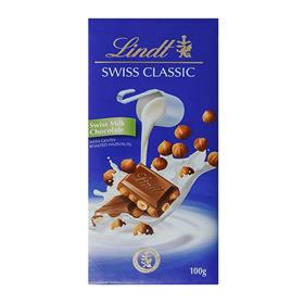 Lindt Milk Chocolate with Gently Roasted Hazelnuts (100 g)