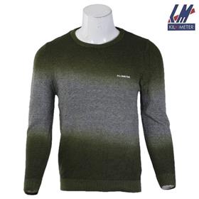 KILOMETER Green Round Neck Sweater KM FB 401GRN
