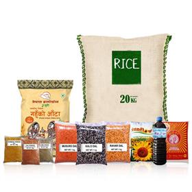 Dry Groceries for the Nepalese Household - Family Pack