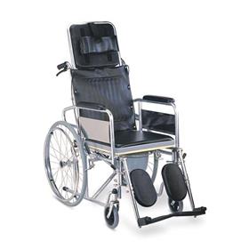 Karma Reclining Commode Wheel Chair - Rainbow 8