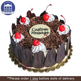 Eggless Black Forest Cake (1 kg) by 5-Star Chefs