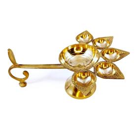 Brass Aarati with Handle