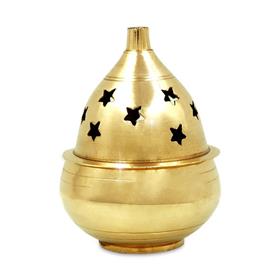 Brass Akhanda Batti 90 ml | Goblet Lamp | Oil Lamp