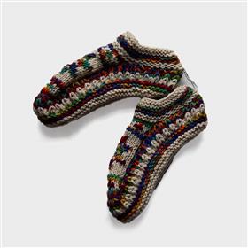 Hand Knit Wool Socks - Fleece Lined (HWS-1-1)