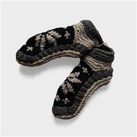 Hand Knit Wool Socks - Fleece Lined (HWS-1-2)